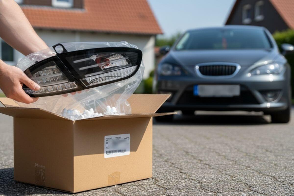 Rücklicht für Seat wird ausgeüackt